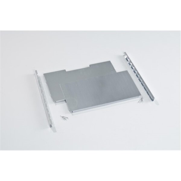 Einlegeboden mit Schienen für Sattelschrank 60x60