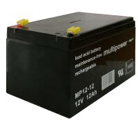 AGM Akku 12V, 12Ah für Solargerät 8W