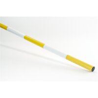 Hindernisstange aus Kunststoff zweifarbig TEILBAR grün/weiß