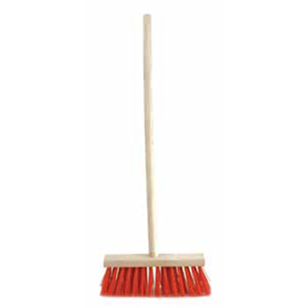 Kinder Straßenbesen Holz Elaston mit Stiel