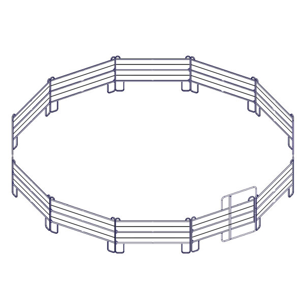 Roundpen (Longierzirkel) 6rohrig ca. 10,5m (10+1)