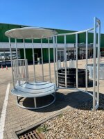 Segmentraufe Rundraufe , ca. 14 Fressplätze