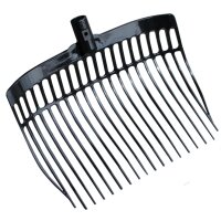 Original Schwedengabel Dunggabel ohne Stiel rot