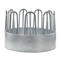 Rundraufe 9 Fressplätze 180cm mit Bügel