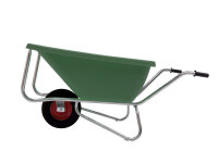 Growi-Compactkarre ca.180L mit verzinktem Untergestell Big Ben grün