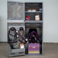 Sattelschrank Peetz Köln 106x60x60cm 2 Sattelhalter