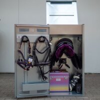 Turniersattelschrank Peetz Augsburg 116x60x60cm mit Deckel