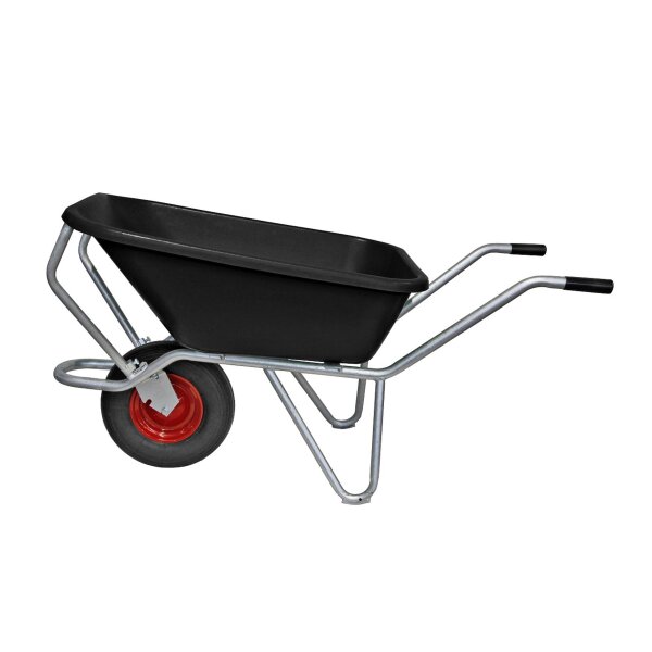 Growi Compactkarre 1 Rad ca. 120L mit verzinktem Untergestellt schwarz