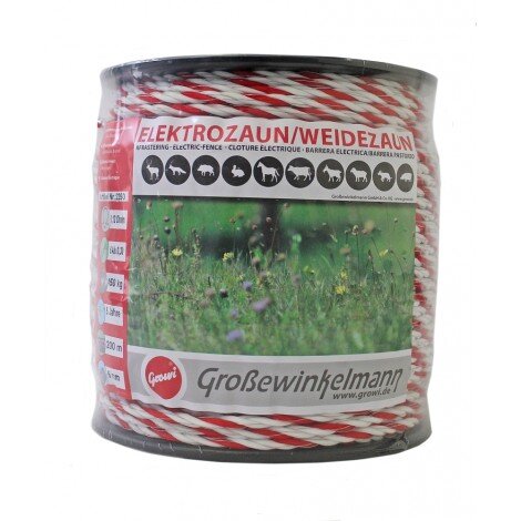 Growi Weidezaunseil Superline 6mm x 200m