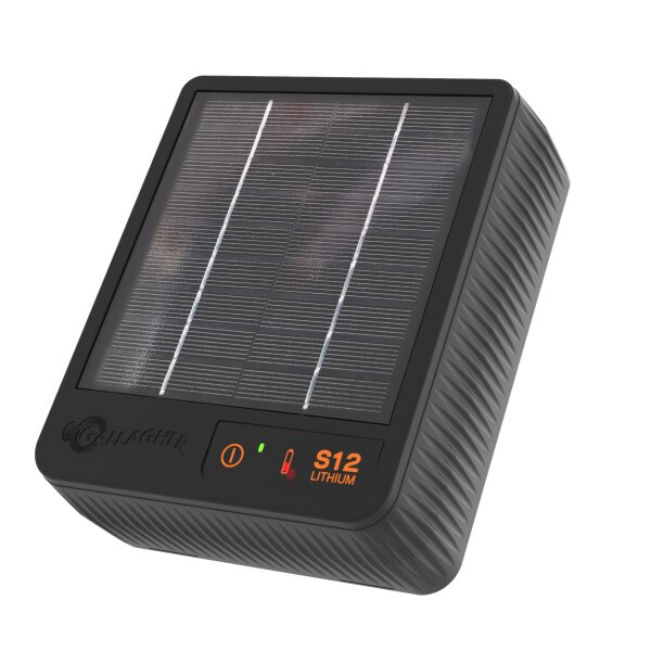 Gallagher S12 Solar Weidezaungerät mit lithium Akku