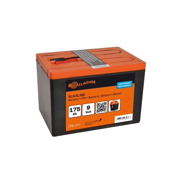 Gallagher Alkaline Trockenbatterie 9V, 175Ah