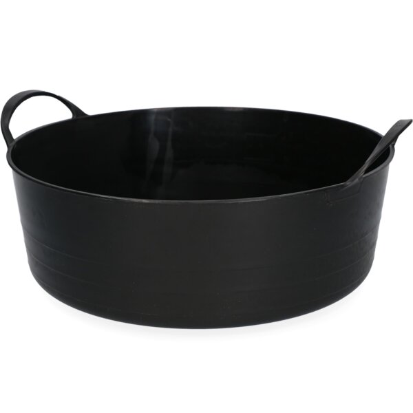 Flexibler Trog Emmer 6 Liter schwarz