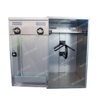 Sattelschrank Western Peetz 120x70x75cm Fahrbarer Sattelwagen