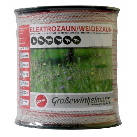Growi Weidezaunband SuperLine 40mm x 200m