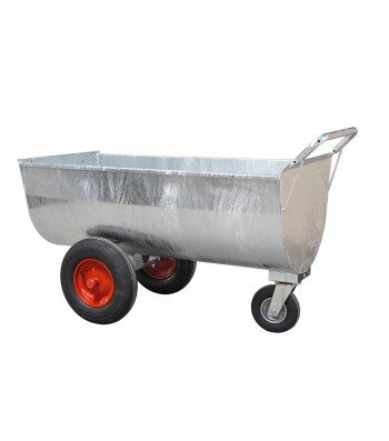 Futterwagen 400 Liter verzinkt