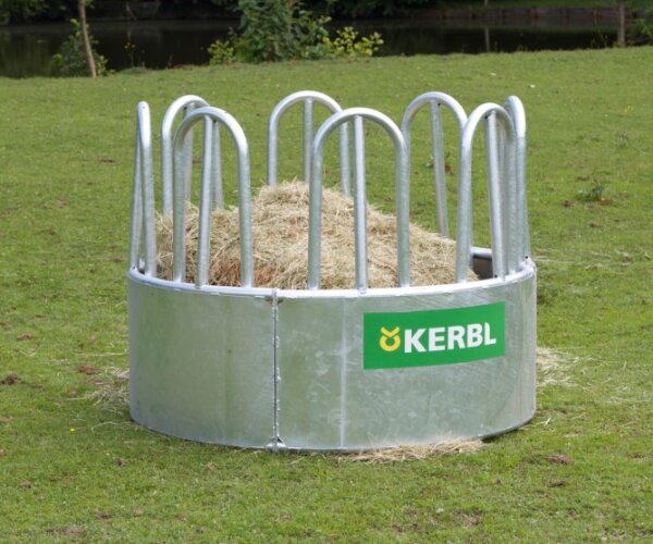 Kerbl Rundraufe 8 Fressplätze Palisadenfressgitter
