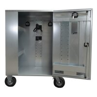 Turnierwagen Peetz Berlin 120x100x60cm Edelstahl Karo