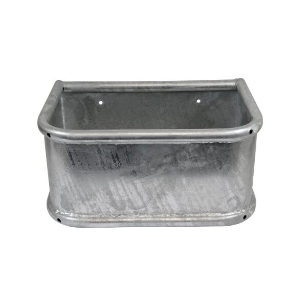 Rechtecktrog Futtertrog verzinkt 35 Liter