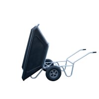 Kippkarre 400 Liter verzinkt schwarz