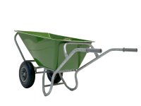 Compactkarre PE 170 l 2 Rad grün