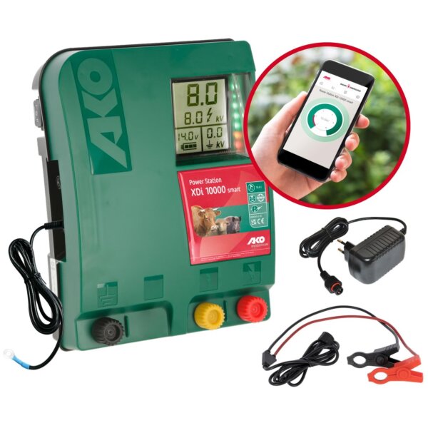 AKO Power Station XDi 10000 smart 12/230V  Duo Weidezaungerät