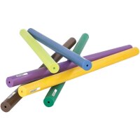 Hindernisstange 2 Meter braun Kunststoff