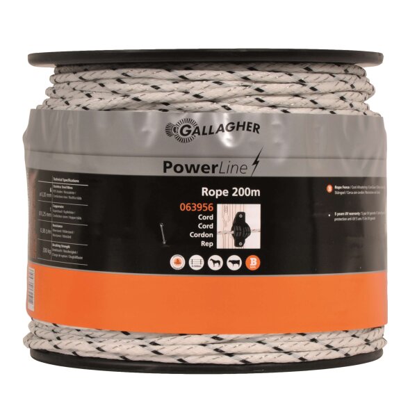 Gallagher PowerLine-Cord weiß