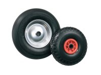 Pannensicheres Rad aus Polyurethan 400x 100, incl.Achse