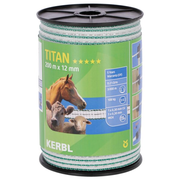 TITAN Weidezaunband 40mm x 200m