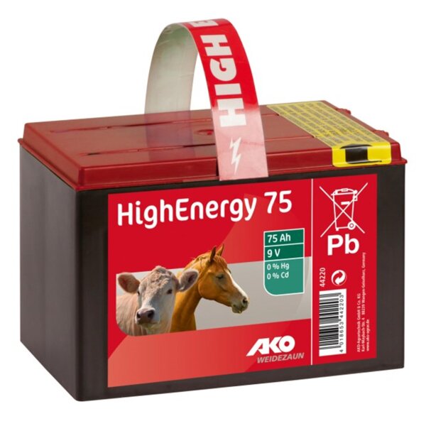 AKO Saline Trockenbatterie High Energy 9V,75Ah