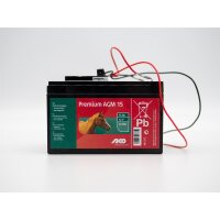 AKO Premium AGM Akku Komplettset 9V, 15Ah