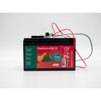 AKO Premium AGM Akku Komplettset 9V, 15Ah
