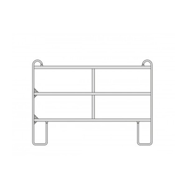 Weidepanel, inkl. Ketten 360cm 3-rohrig