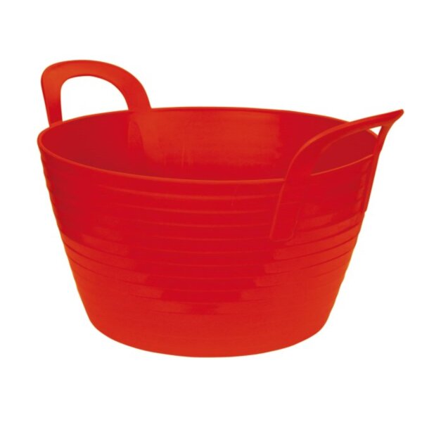 Flexibler Trog FlexBag 12 liter rot
